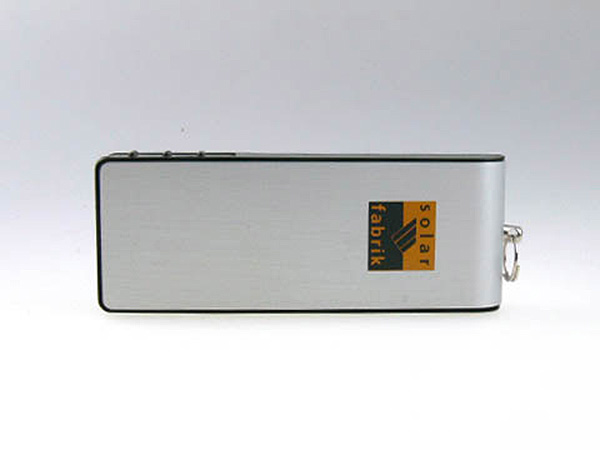 ALuminium USB-Stick mit mehrfarbigem  Logo bedruckt