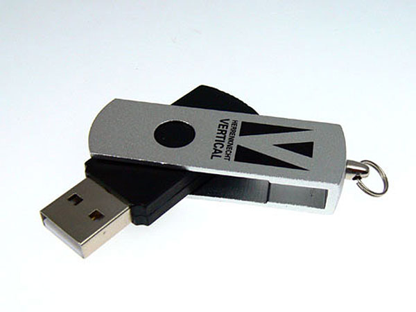 Buegel Metall USB-Stick Logo-Aufdruck