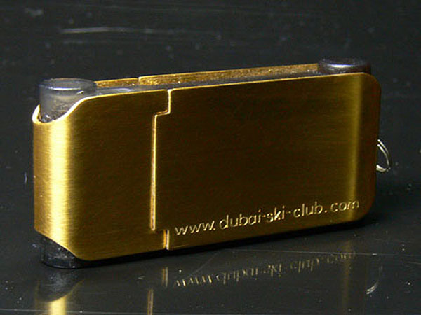 Echt Gold vergoldeter USB-Stick