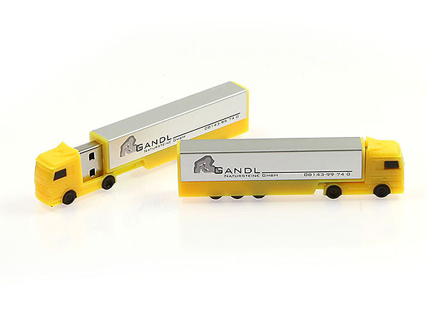 Gelber Truck USB-Stick