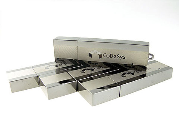 Massiver Metall USB-Stick mit Geschenkverpackung mit Gravur