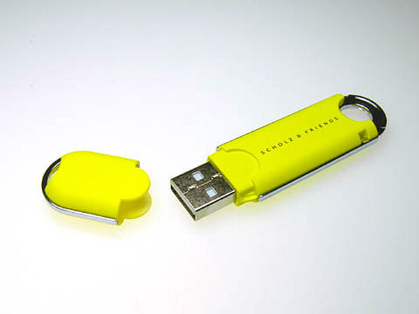 Kunststoff USB-Stick mit Logodruck Digitaldruck