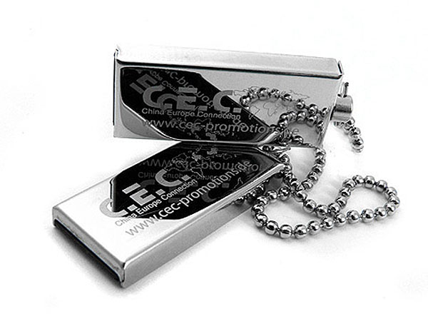 Mini USB Stick CEC Promotions metall graviert