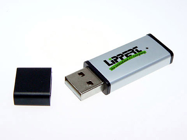 Lippert Metall USB-Stick mit Logo bedruckt