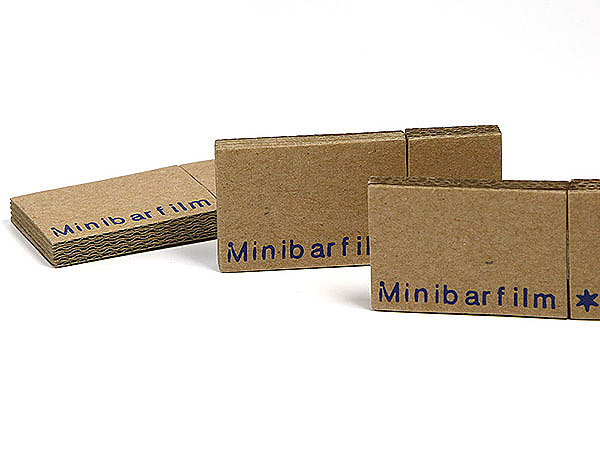 Minibarfilm Wellpappe USB-stick mit Logo bedruckt