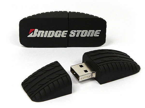 Bridgestone Reifen USB-Stick mit Logo und Profil