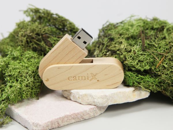 holz usb stick mit gravur firmen logo twister