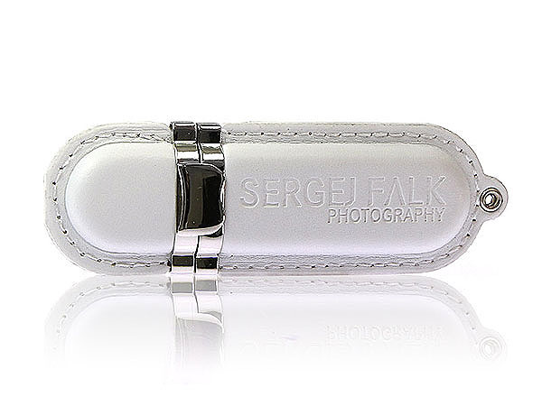 Leder USB-Stick mit Logoprägung für Reseller