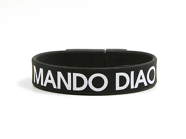 Mando Diao Armband mit USB-Stick bedruckt