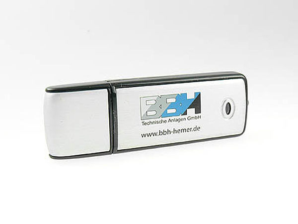 Metall USB-Stick BBH Hemer als Werbeartikel bedruckt