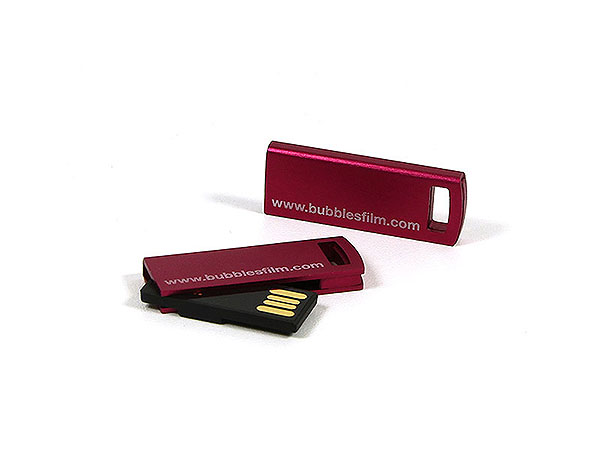 bubbles Film USB-Stick mit graviertem Logo