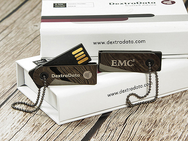 Dextra Data Nano Metall USB-Stick mit Geschenkbox