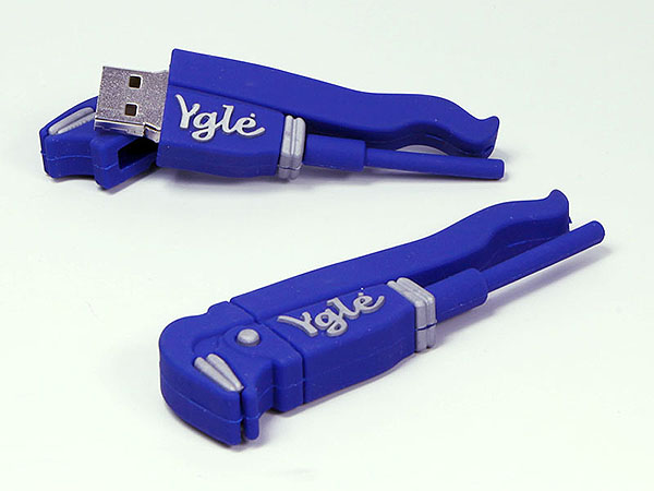 Rohrzange Pumpenzange in wunschform mit Logo als USB-Stick