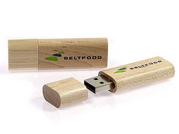 USB-Stick Beltfood Holz Stick
