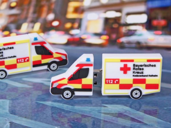 USB-Stick Einsatzfahrzeuge Kundenreferenz
