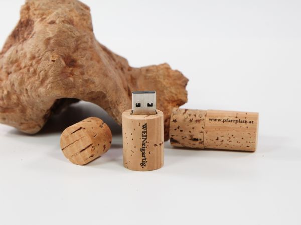USB-Stick Flaschenkorken Smooth Kundenreferenz