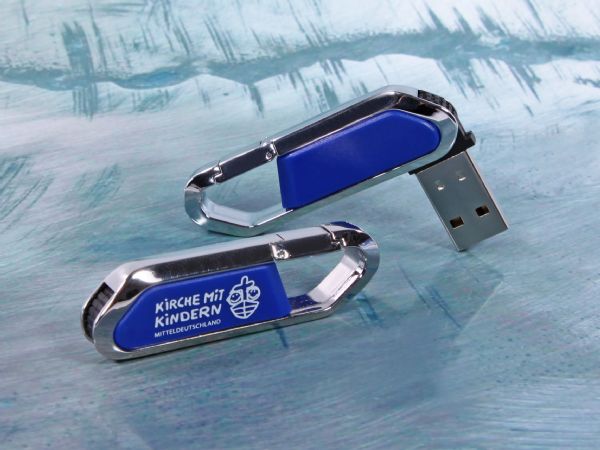 USB-Stick Karabiner 02 Kundenreferenz