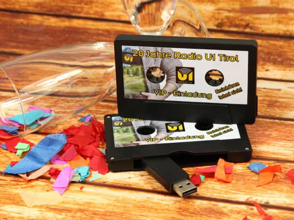 USB-Stick Kassette Kundenreferenz