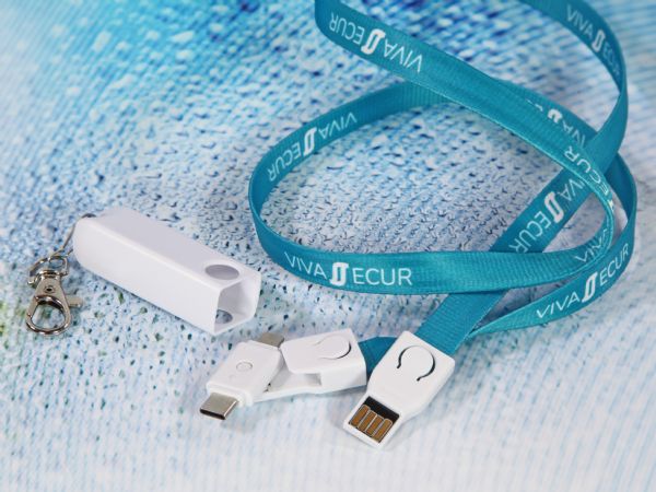 Lanyard Ladekabel Kundenreferenz