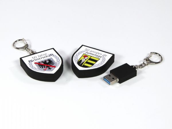 USB-Stick Wappen Kundenreferenz