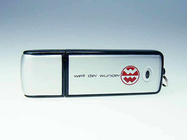 Welt der Wunder Werbegeschenk USB-Stick gedrucktem Logo auf der Vorderseite