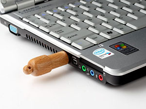 Holz USB Stick mit Logo für dne Wiederverkauf