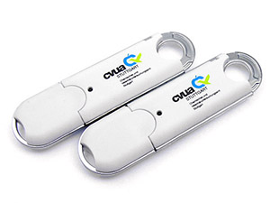 Kunststoff USB-Stick mit Logodruck Siebdruck