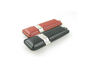 USB Stick aus Leder mit Prägung als Werbegeschenk
