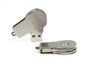 Metall USB-Stick mit Bügel zum drehen