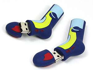 Falke Socke als USB-Stick mit Logo