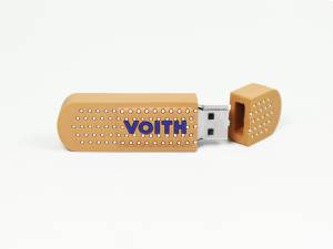 Zündkerze Auto Motor Bauteil mit Logo als USB-Stick in hochwertiger 3D Wunschform