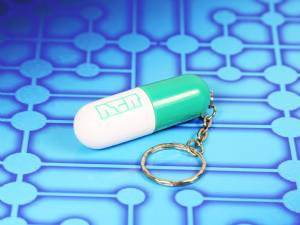 usb capsule bunt mit logo