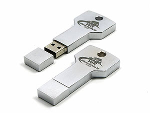 USB-Stick Schlüssel mit Aufdruck als Firmengeschenk
