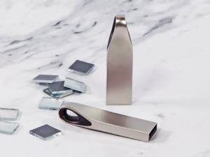 usb stick silverlink modern mini metall silber matt bild