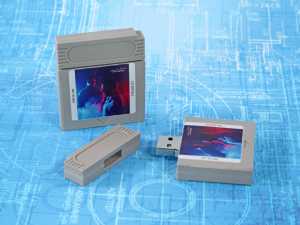 USB-Stick Sonderform Digitaldruck Kundenreferenz individuell