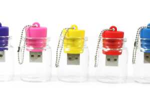 USB-Stick Flaschenpost bunt witzig