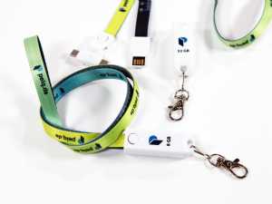 Lanyard Ladekabel Kundenreferenz