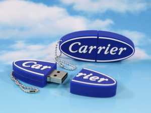 USB-Stick Logo oval Sonderform kreativ