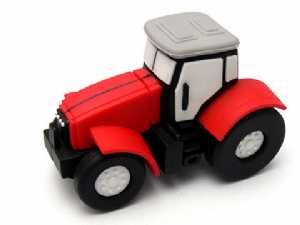 USB-Stick Traktor mit Faltschachtel