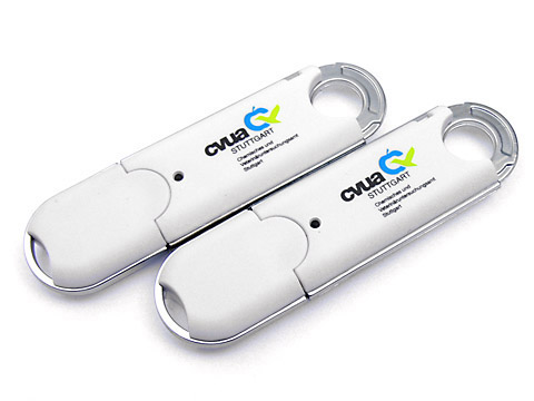 Kunststoff USB-Stick mit Logodruck Siebdruck