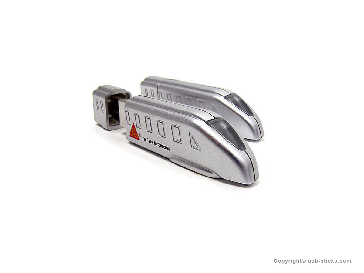 Lustiger Werbeartikel Zug als USB-Stick