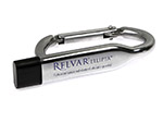 Relvar USB-Stick Karabiner bedruckt mit Logo