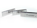 USB-Stick aus Metall mit Gravur als Werbeartikel