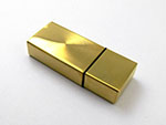 Gold USB Stick mit Logo bedruckt als Werbegeschenk