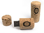 Öko USB-Stick aus Kork mit Logodruck