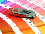 USB Stick in Sonderfarbe Pantonefarbe Logo