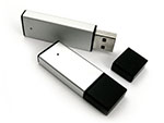 Alu USB Stick aus Aluminium für Logo Druck und Gravur