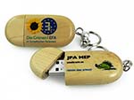 Die Grünen USB-Stick Handschmeichler aus Holz