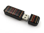 Doming USB-Stick mit 3D aufkleber und Logo als Digitaldruck