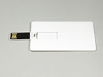 Flache Karte mit USB-Stick zum ausklappen und bedrucken